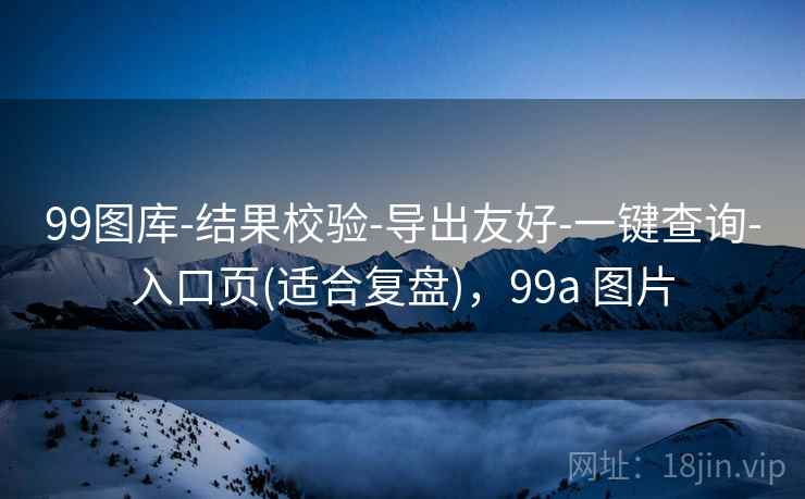 99图库-结果校验-导出友好-一键查询-入口页(适合复盘)，99a 图片